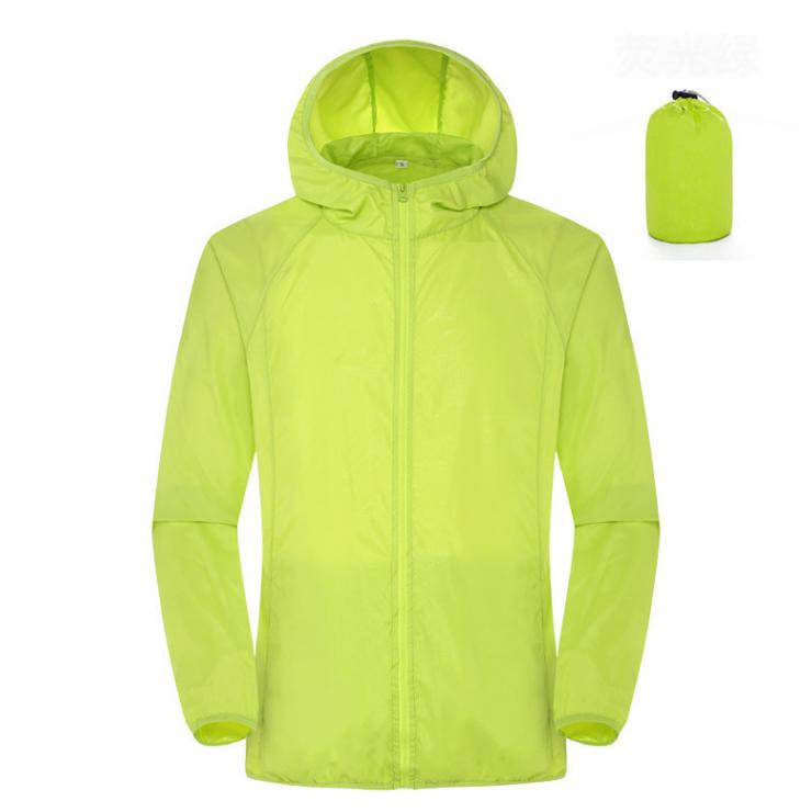 Men's Women's Waterproof Hiking Jacket Quick Dry Sun Protection Windbreaker Camping Hunting Climbing Outdoor Rain Coat