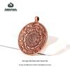 Tibetan-Style Pure Copper Trigrams Pendant: Antique Finish, Artisan-Crafted, Imitation Old Design