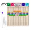 Bracelet Making Tray Beads Fast Stringing Tray Dual Size Needle System Board Thin Thread for Thick Elastic And Intuitive Grid Layout DIY Supplies