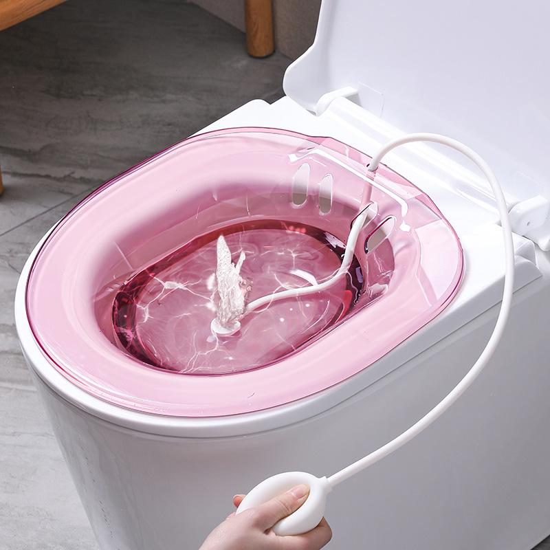 Hygienická vana pro intimní hygienu: Ideální pro ženy i muže, úleva od hemoroidů a poporodní použití bez nutnosti dřepování.
