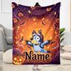 Halloween Party Invitation Personalized Name Blanket Cozy Personalized Blanket Soft & Cozy Suitable for Sofa Couch Bedding Nap