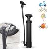 1PC Black Manual Bicycle Air Pump Portable Bicycle Tire Air Pump Floor Air Pump Suitable for Bicycle Tires Ball Inflation