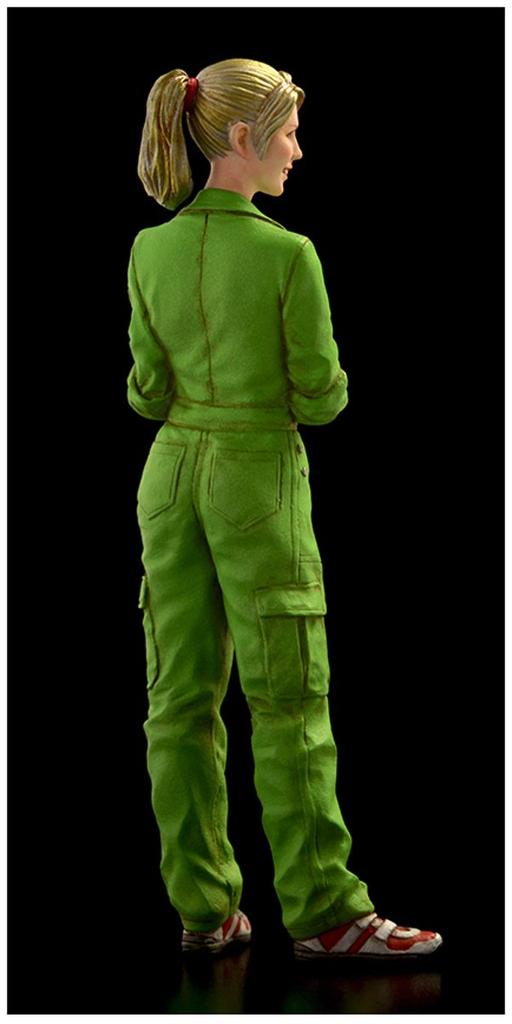 Brick Works Maschinen Krieger Weibliche Mechanikerin Technikerin Martina pianissimo scale Gesamthöhe 47mm Resin-Guss Bausatz (B.) ca. 1/35. S35MUS-2p