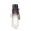Water bottleP Macaron gradual change silicone plastic water cup men and women outdoor sports kettle matte bounce cover cup