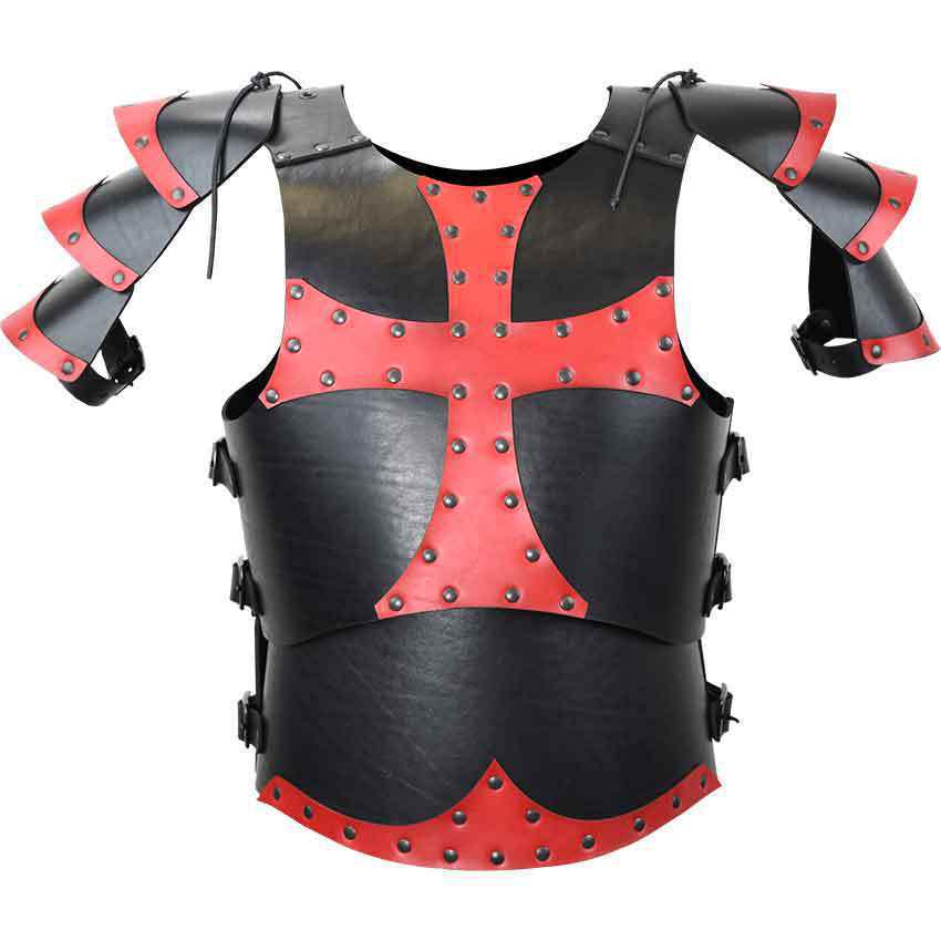 Medieval Leather Gladiator Samurai Battle Robe Armor 2024 чёрный