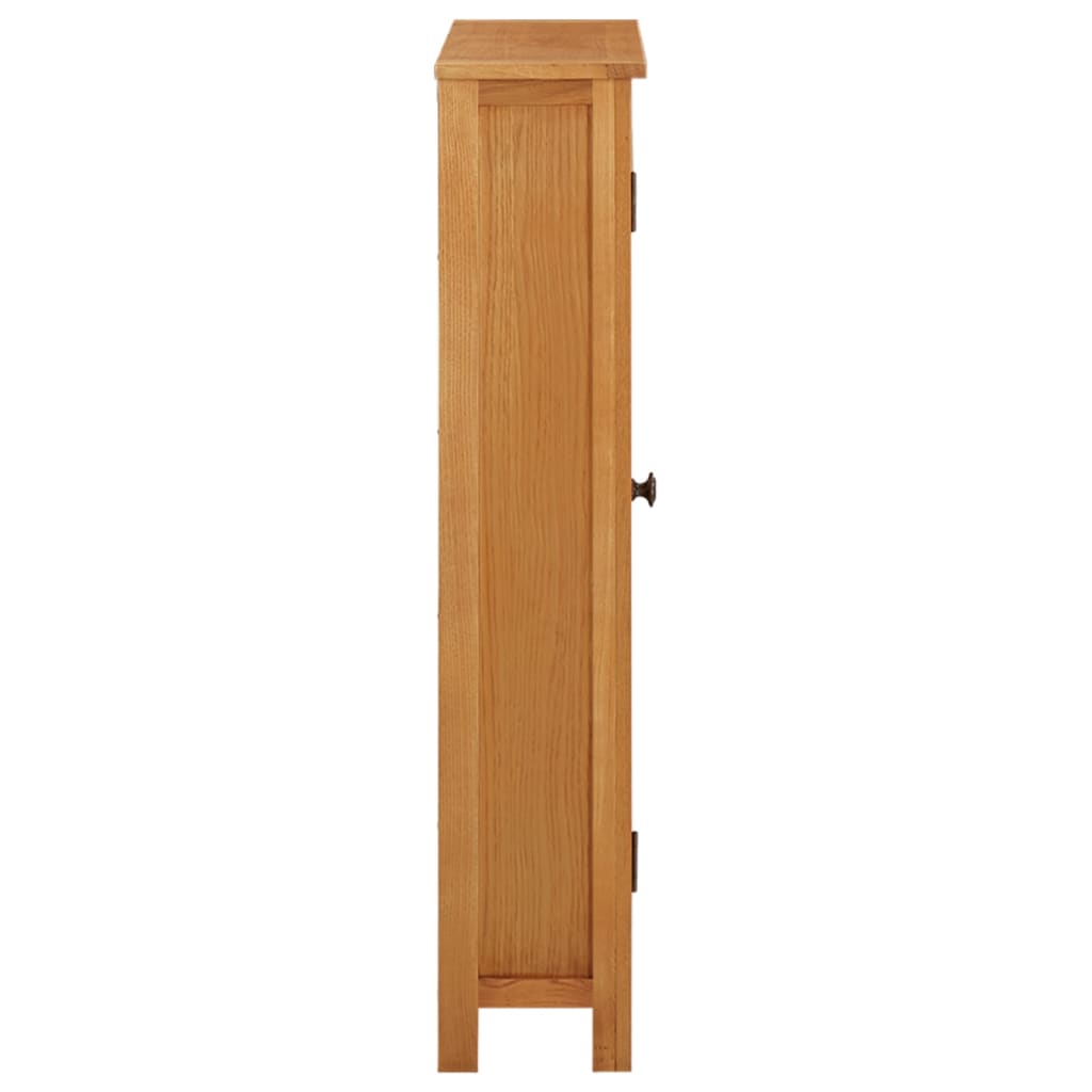 Storage Cabinet 50x22x110 cm Solid Oak