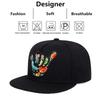 Unisex Colorful Fingers Embroidery Hip-Hop Hats Outdoor Adjustable Casual Baseball Caps Sunscreen Hat