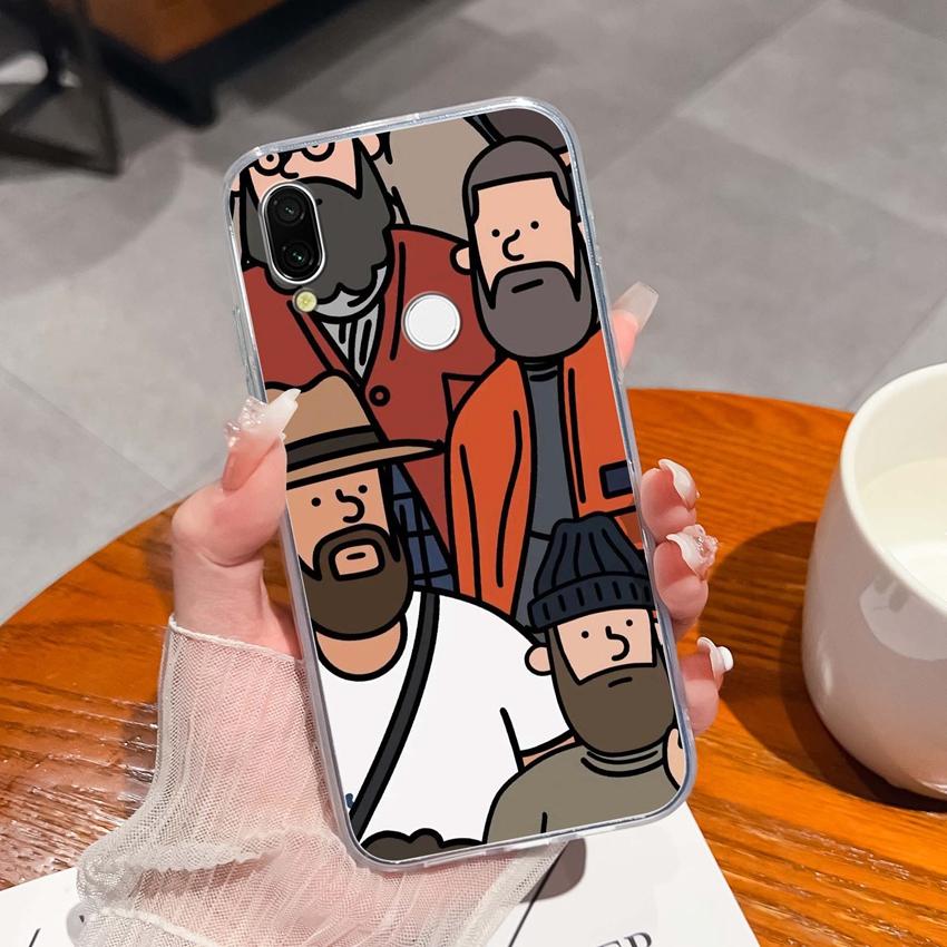 Für Xiaomi Redmi 7 7A 8 9C 9T 10A Mode Buchstaben Handytaschen Ultradünne Transparente TPU Staubdichte Schutz Weiche Rückseite Für Xiaomi Handyhülle