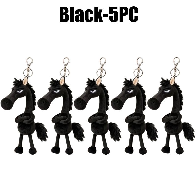 Plush Horse Pendant Bag Charm Keychain Horse Pendant Soft Horse Charm Personal Horse Keychain Handbag Decor Gift Idea