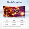 Portrait Man Theme Beach Towel Personalized Custom Name & Text Soft Quick Dry Beach Towel for Swimming Travel