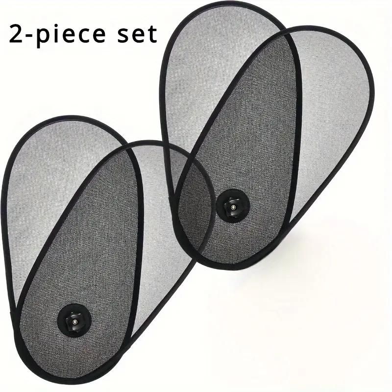 Adjustable Car Side Window Sunshade, Foldable Sun Shade, Heat Insulation, Blocks UV Rays