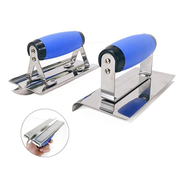 

ABMH-Stainless Steel Inside/Outside Corner Trowel Smooth Finishing Trowel With Ergonomic Comfort Handle Wall Cleaning Tools