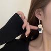 Vintage Gold Color Simple Europe and America Exaggerated Irregular Round Tassel Necklace Women's Party Jewelry Gift Accessories