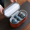 Portable Travel Tea Set Outdoor Kung Fu Tea Set Kuaike Cup Festive Chinese Business Gifts