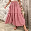 Women's Retro Plaid High-Waist A-Line Casual Skirt for Everyday Wear