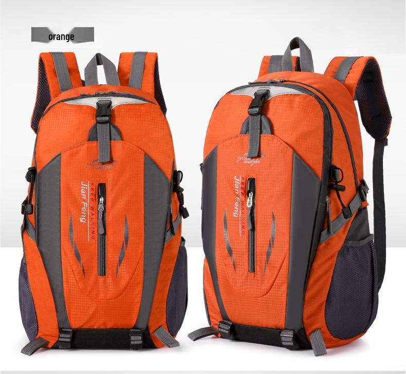 40L Lightweight Color Block Mountaineering Backpack for Women - Perfect for Short Trips & Outdoor Adventures