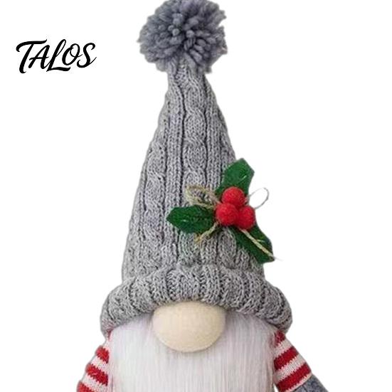 Holiday Hanging Ornaments Faceless Plush Doll, Christmas Tree Ornaments, Knitted Rudolf Stuffed Decorative Baubles Toy, Nordic Window Tabletop Display