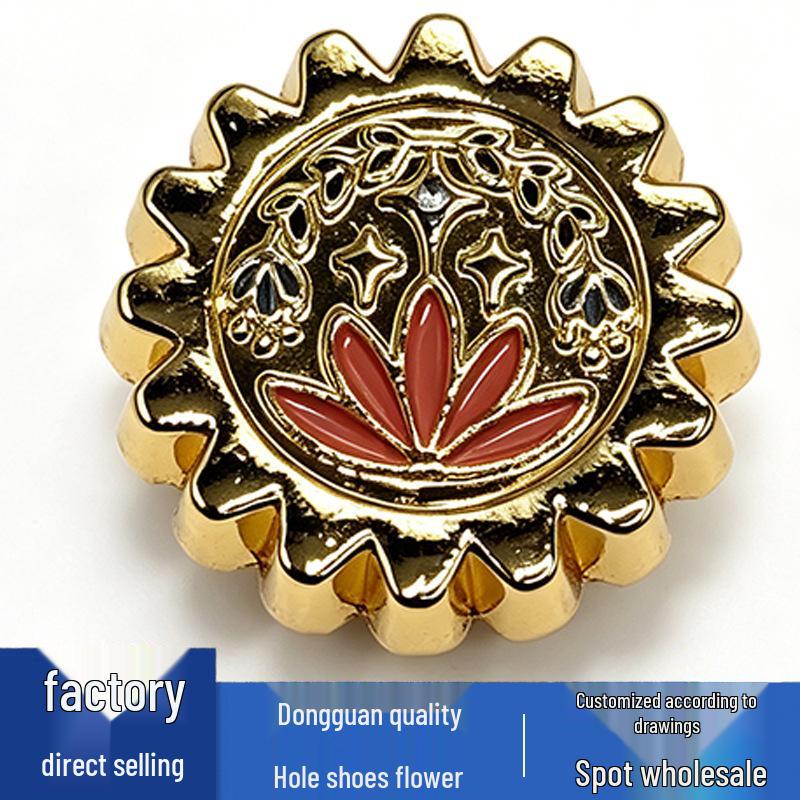 New Metal Ocean Shell & Flower Shoe Charms: Versatile, Stylish Crocs Decorations