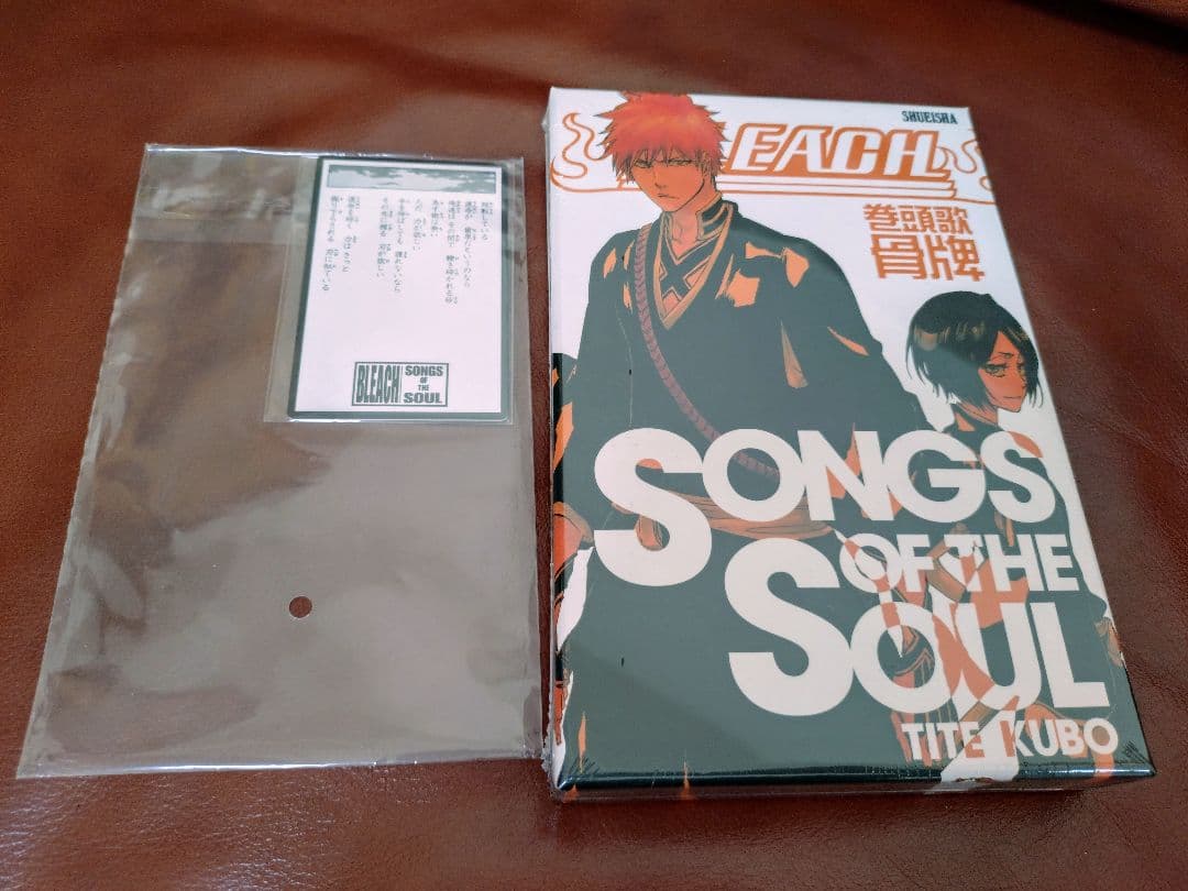 

[USED] Anonymous BLEACH opening song tile SONGS OF THE SOUL bonus card included