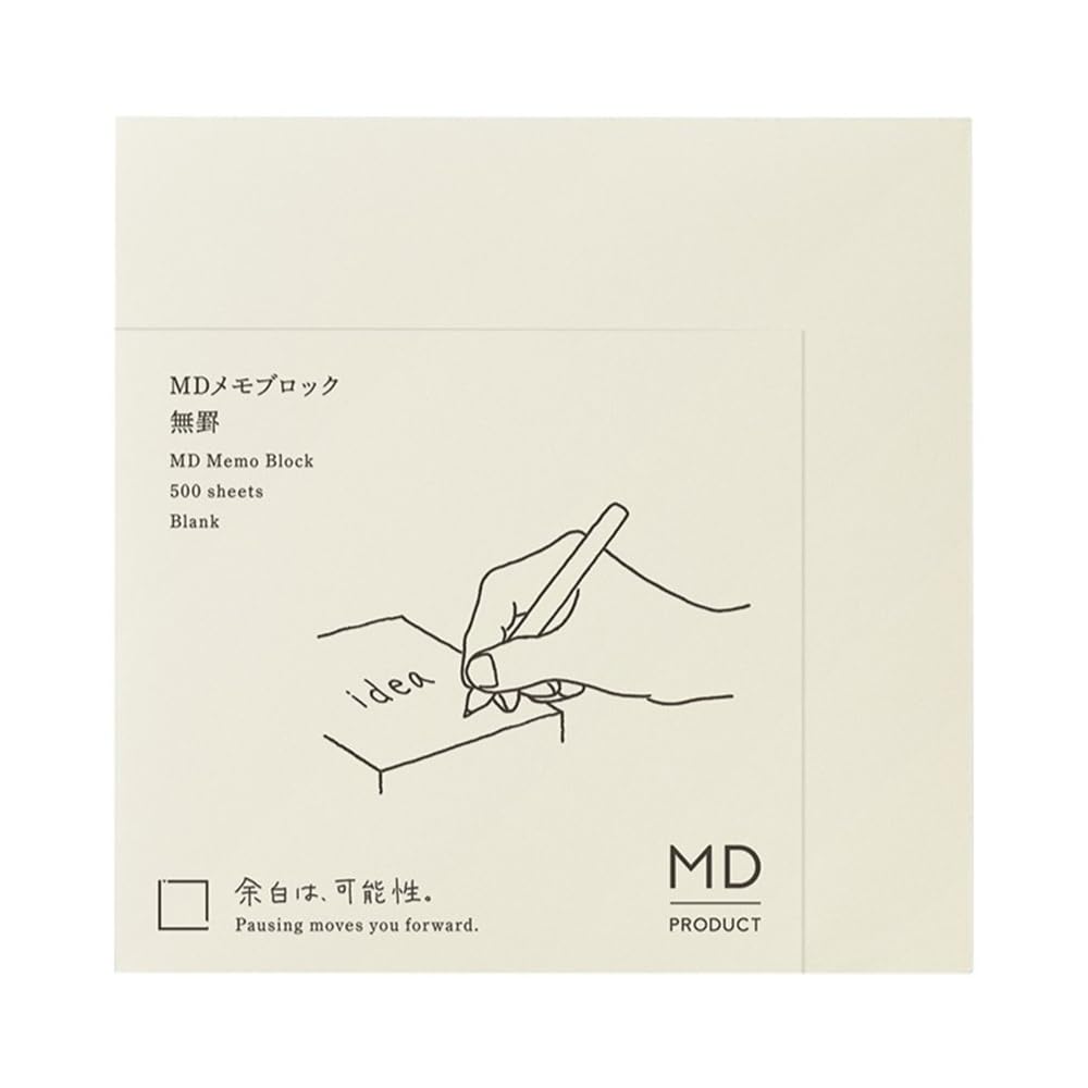 DESIGNPHIL MIDORI MD Block 15284006 Notepad, Memo, Unruled,