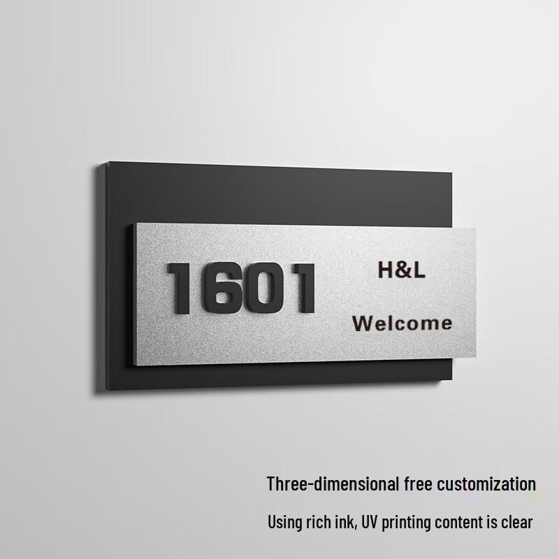 Luminous Induction House Number Plate