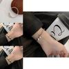 Vintage Elegant Copper Love Letter Bracelet For Women Stylish Geometric Design