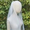 Gothicism Styles Veil Black Meshes Unique Veil Halloween Vintage Bridal Veil for Wedding Ceremonies