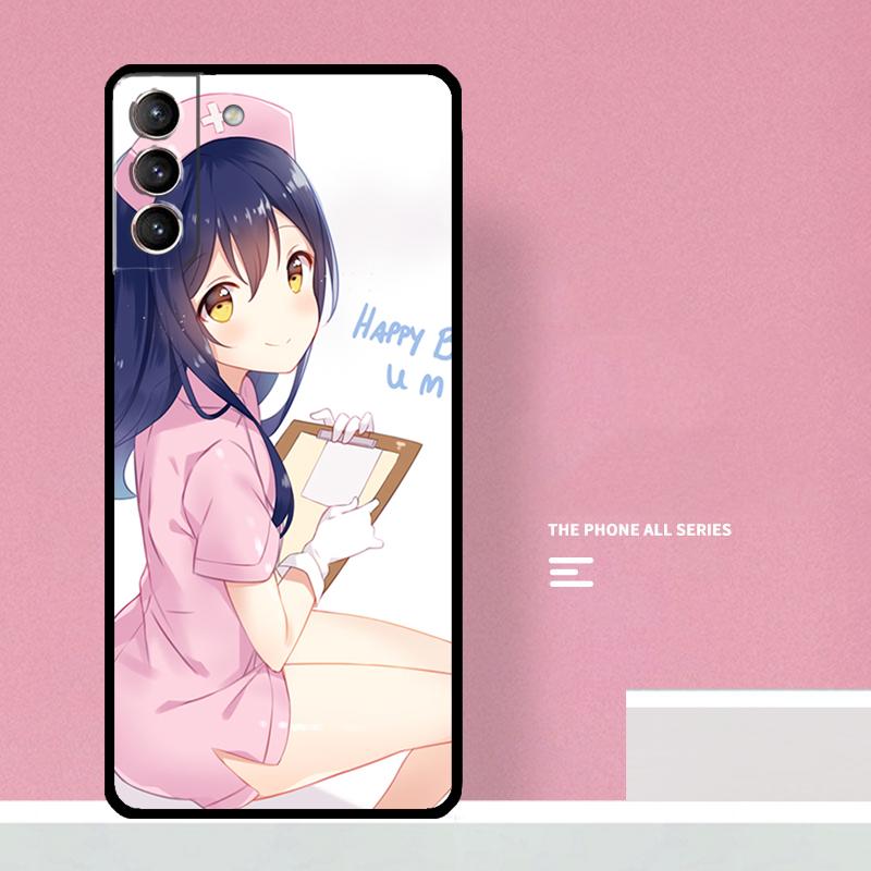 Sexy Anime Nurse Phone Case For Samsung Galaxy S24 S26 Ultra S20 S21 S22 S23 S25 Plus S10 S25 FE Cover Coque