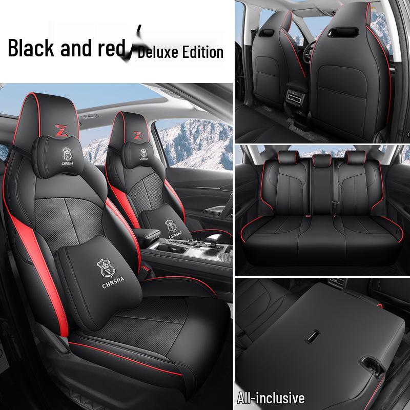 Oshan Z6 Leather Car Seat Cushion - All-Season, 5-Seat, Universal Fit