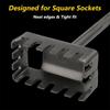 Professional Electrical Box Puncher with Square Shank Square Hole Punching Slotting Tool For Quick Socket Installation