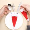 10PC Tableware Holder Bag Christmas Hat Christmas 2025 Christmas Decorations Home Decoration Accessories Kitchen Tableware Holde