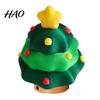 Christmas Tree Pendant Fidget Clicker Keychain, 3D Printed Shaped Stress Relief Desktop Ornament Toy, Holiday Sensory Figure Key Ring Accessory