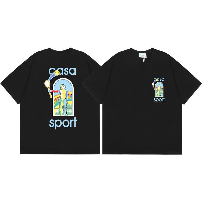 Streetwear Graphic T-Shirt Men Women Loose Fit Short Sleeve Cotton Tee