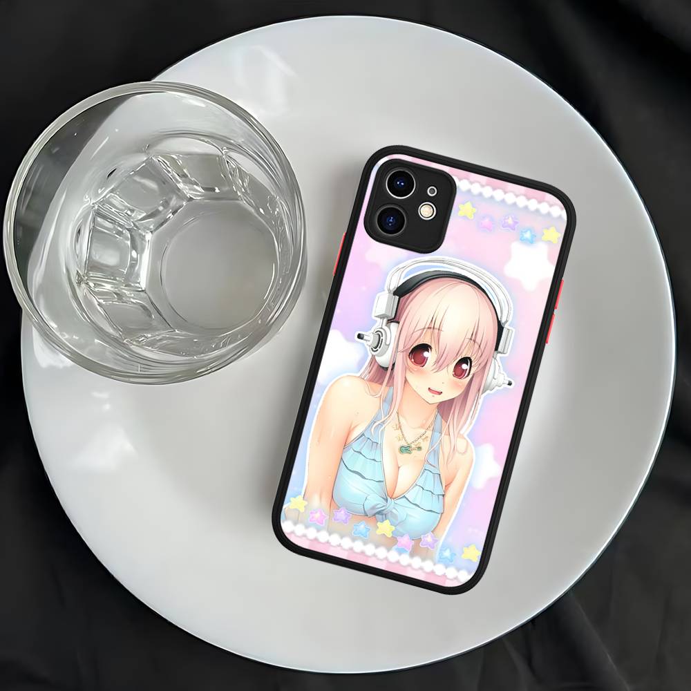 S-sUPER SONICO Phone Case For IPhone 15 14 13 12 11 Pro Max X XS MAX Plus Matte Soft Back Cover
