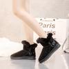 Snow boots women's 02 new winter velvet thickened warm cotton shoes anti-skid