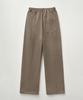 Seteo Cotton Elastic Waist Sweatpants Brown (Type A)