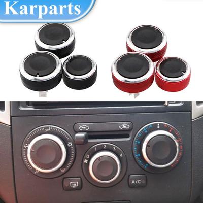 Aluminum Alloy Car Air Condition Knob AC Button Knob for Nissan TIIDA NV200 LIVINA 04-10 Geniss Sylphy 2012 Accessories
