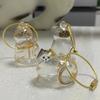 Cat Hair Storage Bottle Transparent Pet Fur Keepsake Keychain for Collecting Cat And Dog Hair Pet Memorial Gift