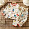 Baby Pajamas Sets Cotton Child Pajamas Toddler Long Sleeve Baby Nightwear Pyjamas Kids Cartoon Homewear Clothes
