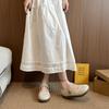 French Birkenstock Single Shoes Women's 2025 New Spring and Summer with Skirt Soft Flat Mary Jane Shoes Versatile Evening Doudou Shoes