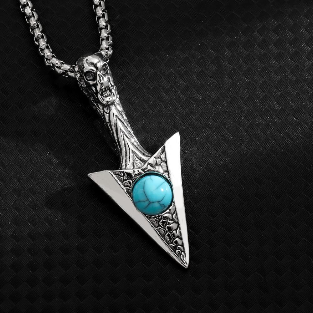Trendy Arrow Skull Men's Accessories Pendant Necklace