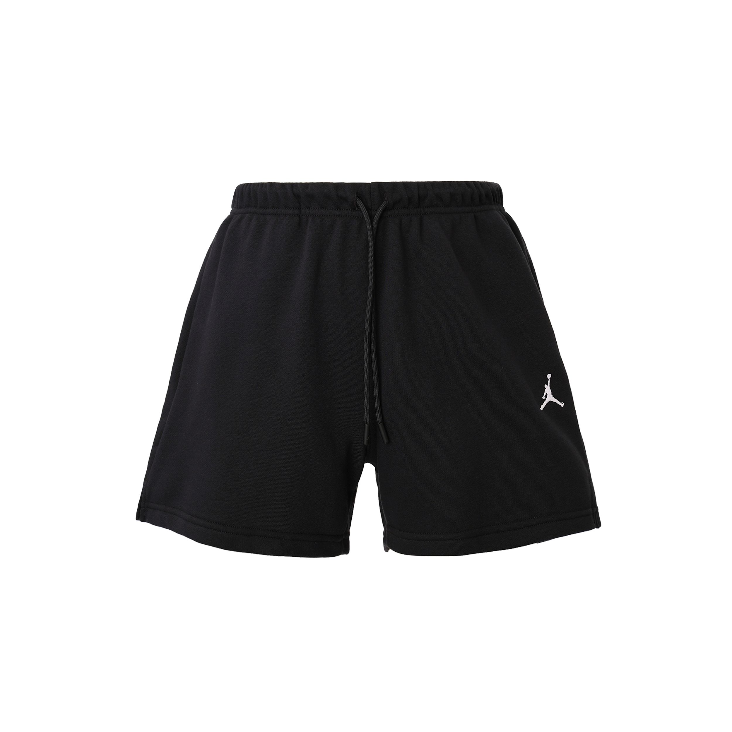 Jordan Brooklyn Fleece Comfortable Breathable Lace-Up Brand Logo Printed Casual Shorts Women Shorts Black HJ1366-010 M