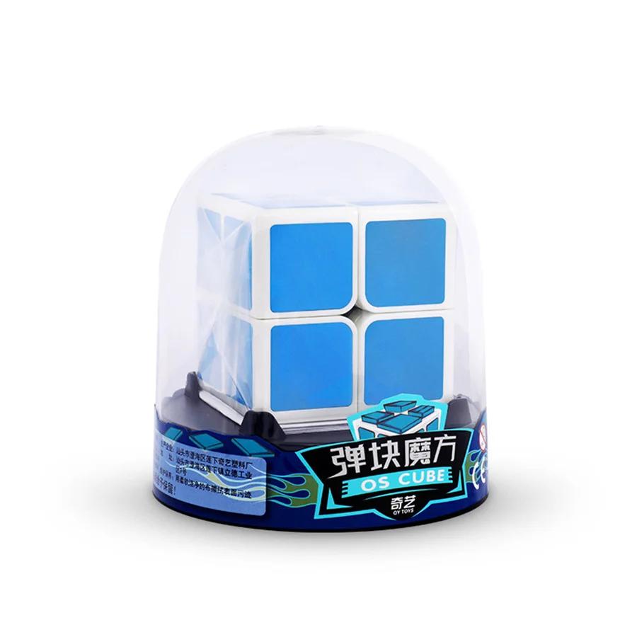 QiYi 2x2 OC Cube 2x2x2 Tiled Magnetic Cube Slug Magic Antistress Speed Puzzle Toy Magico Cubo for Children Kid Gift