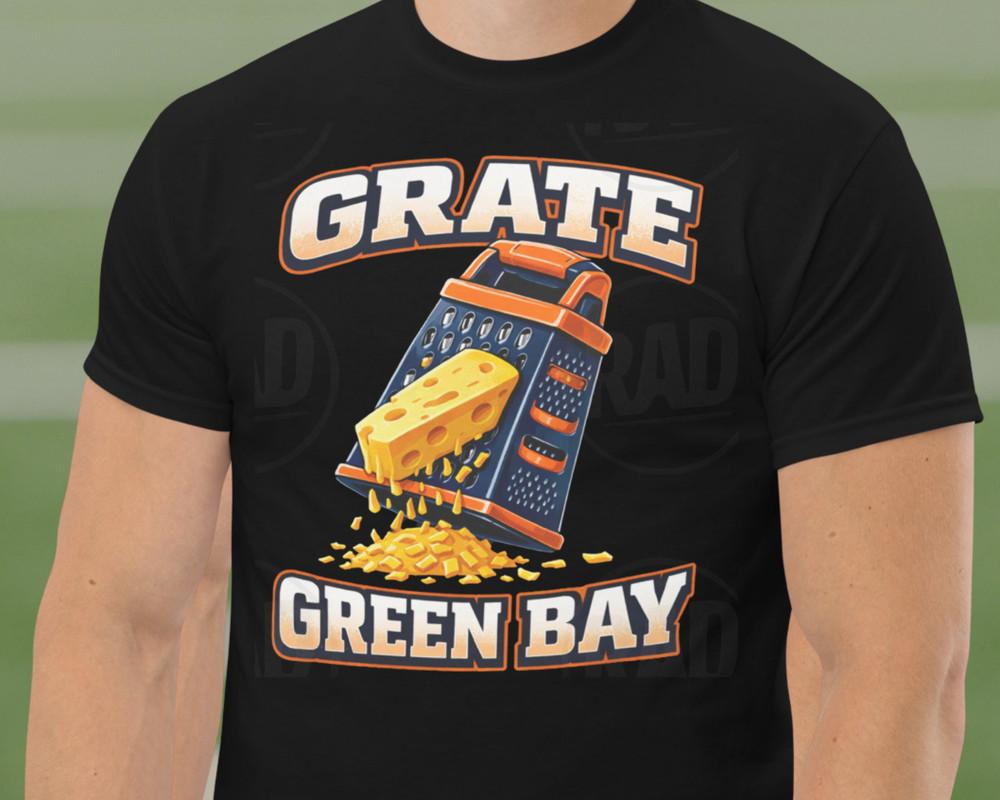 

Grate Green Bay Cheese Shirt – Chicago Football Rivalry – Playoff Fan Tee Unisex T-Shirt XXXXL