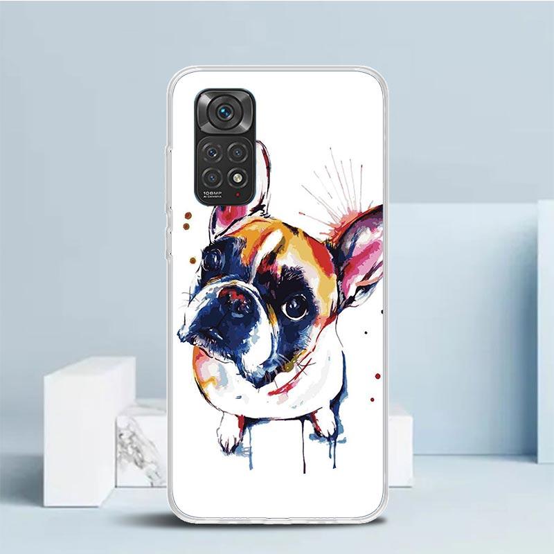French Bulldog Dog Pug Phone Case For Xiaomi Redmi Note 15 14 14S 13 12S 12 Pro Plus 11S 11 11T 11E 10S 10 + Soft TPU Back Cover