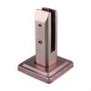 Floor Clamp 10-13 Mm Thick with Screw Square Pool Fence Spigot Glass Spigots for Staircase Balcony