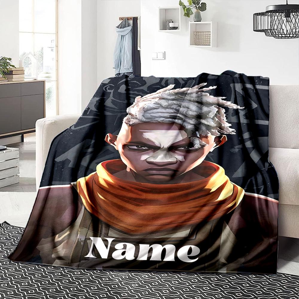 Custom Name Sniper Skull Artwork blanket for Couch & Bed, Plush Cozy Fuzzy Blanket Super Soft & Warm Blankets for Fall and Winter. 0908192