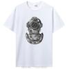 Dive Scuba Diving TShirt For Unisex Helmet Soft Summer Tee Cotton T Shirt High Quality Streetwear