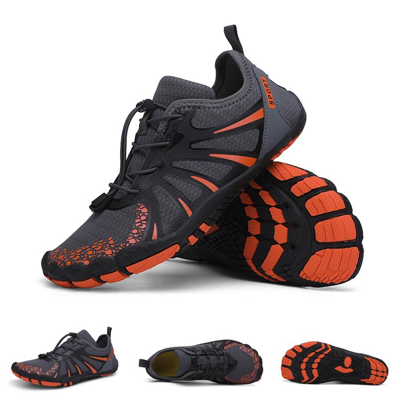 Unisex Wassersportschuhe Atmungsaktive Mesh-Watschuhe Sommer Rutschfest Tragbar Strandschuhe