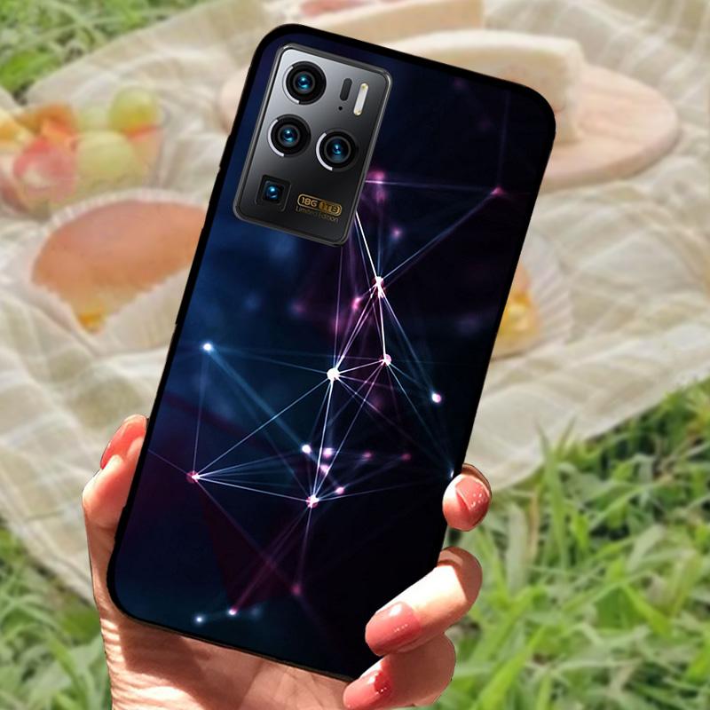 Für ZTE Axon 30 Ultra 5G Stoßfeste Silikon-Weich-TPU-Handyhülle Für ZTE Axon 30 Ultra Mode Cartoon Schutzhüllen Cover